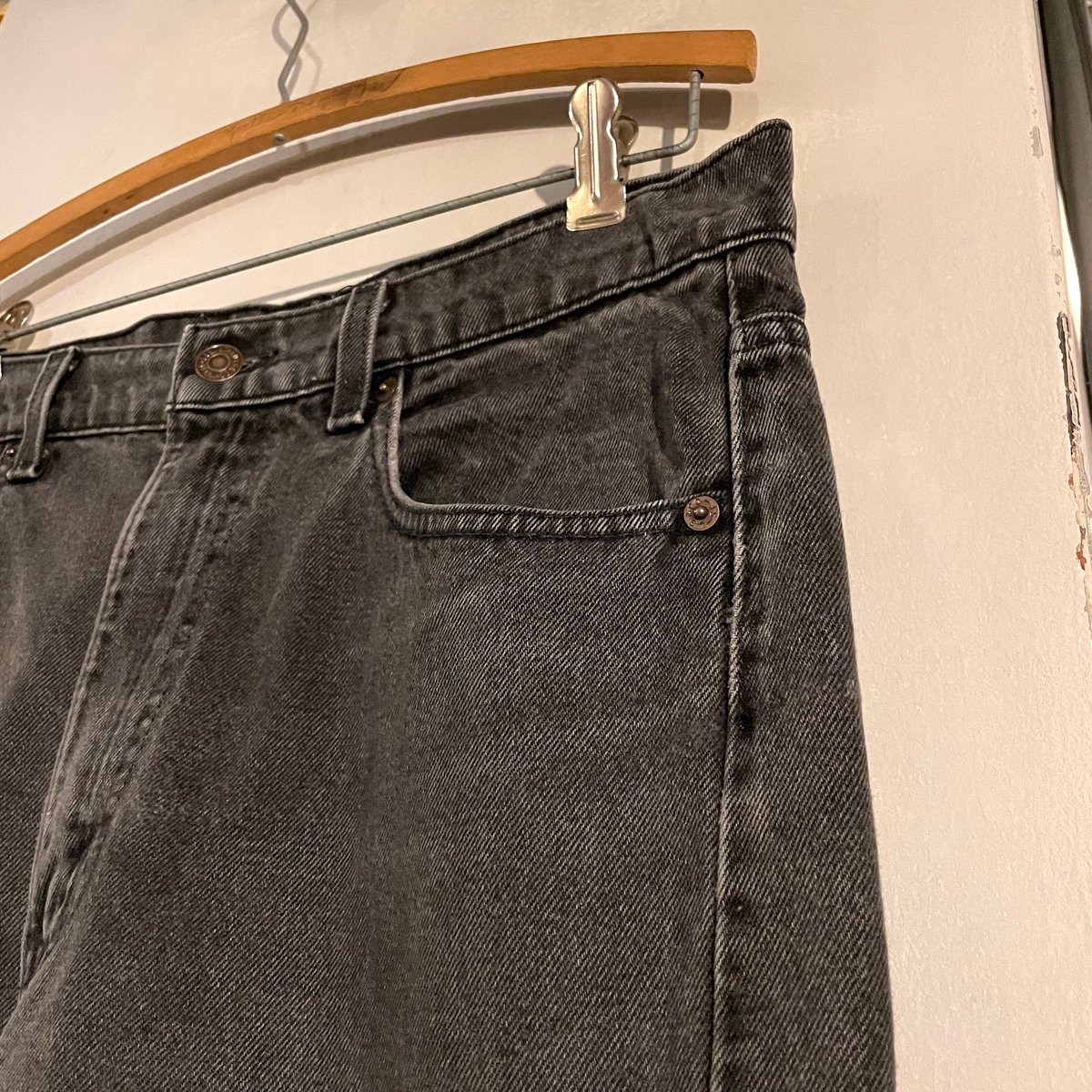 90s Levi's 505 ブラックデニム パンツ 34×31 USA製 リーバイス 90s Levi's 505 ブラックデニム パンツ 34×31 USA製 リーバイス