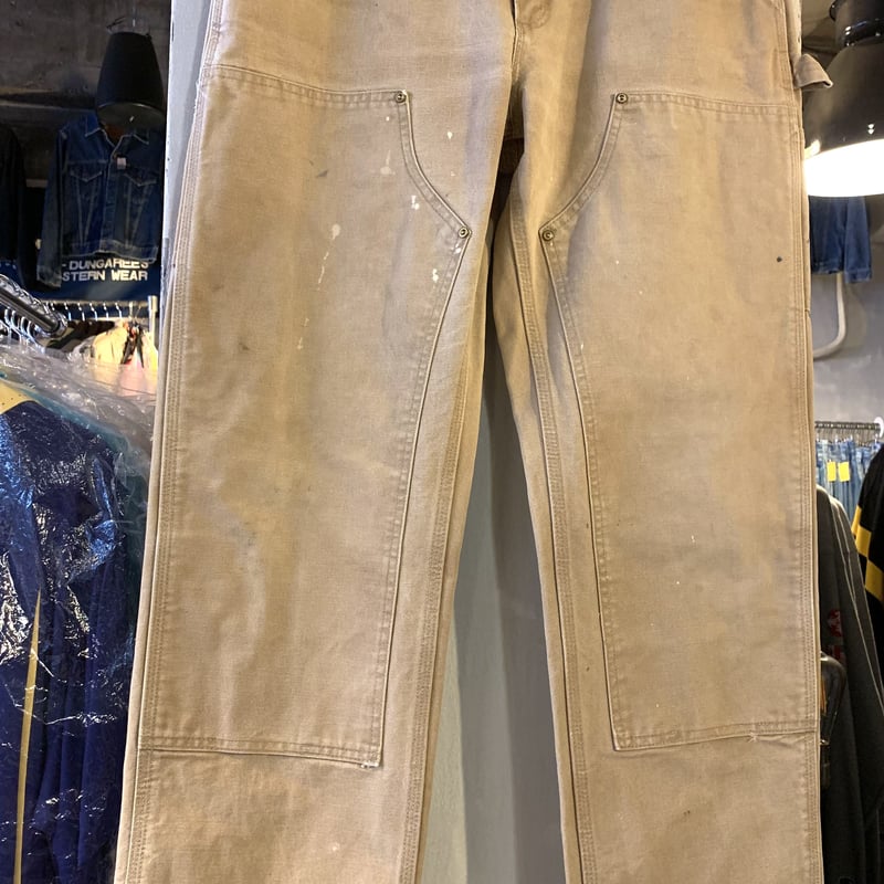 90s～ Carhartt ダック地 ペインターパンツ ダブルニー 雰囲気系 