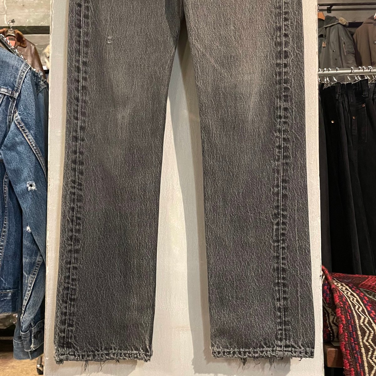 90s Levi's 501 後染め ブラックデニムパンツ 31×34 USA製 1996