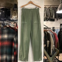 50s US MILITARY ユーティリティシャツ 月桂樹ボタン ミリタリー