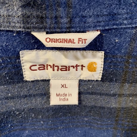Carhartt　ネルシャツ　チェック柄　コットンシャツ　カーハート　(S2186)