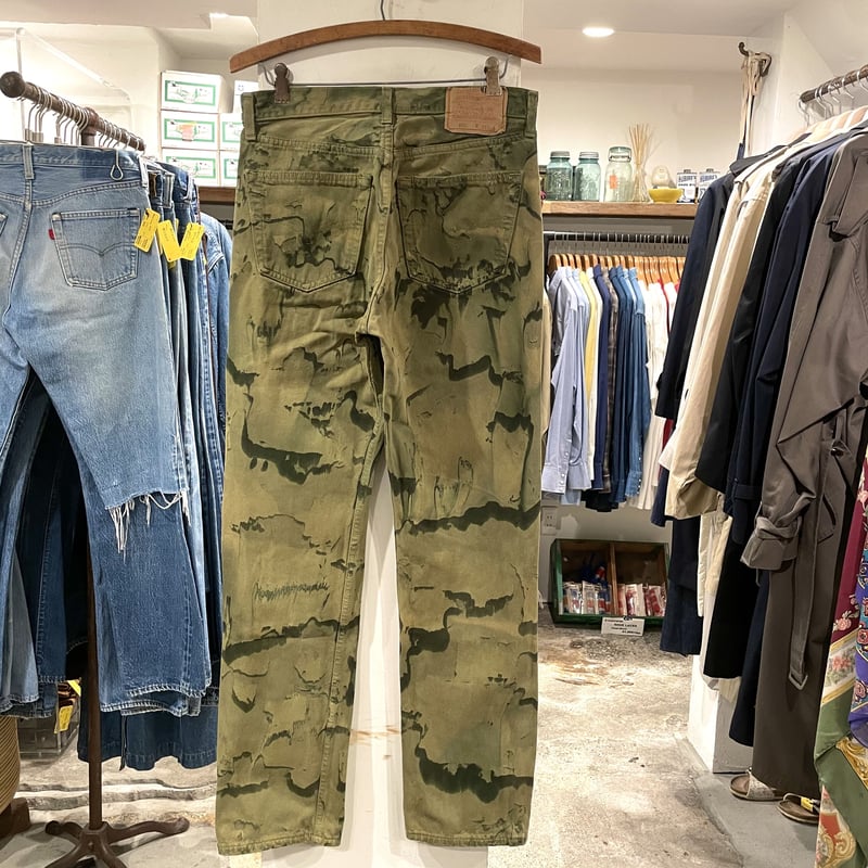 Levi's 501 90年代 リーバイス501 後染め 迷彩柄 USA製 1998年 (S0