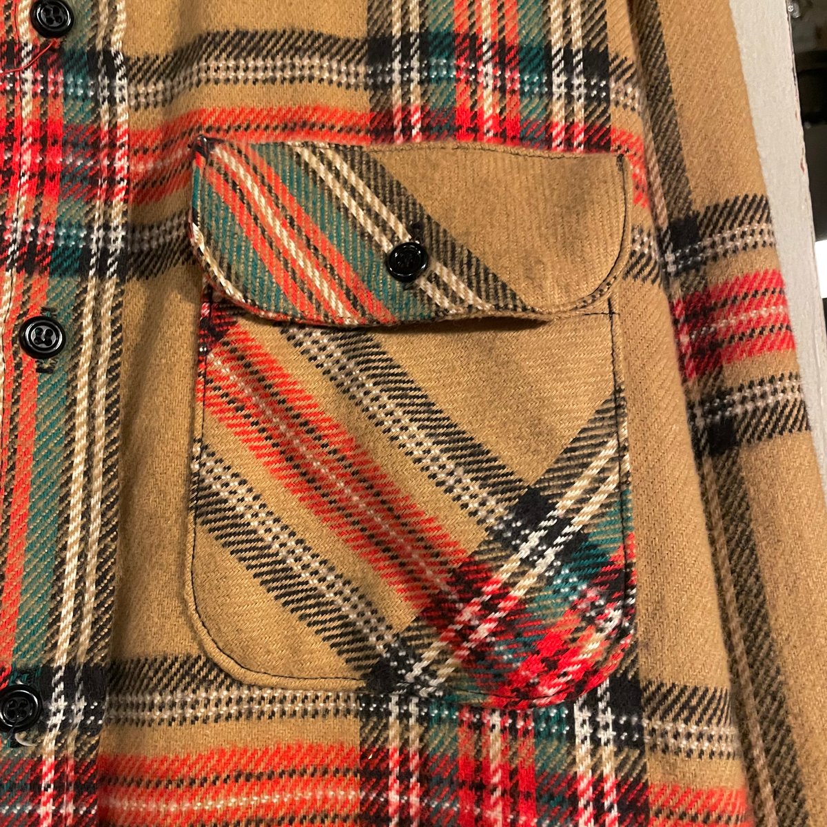 70s Mr.Leggs L/S ネルシャツ DEAD STOCK USA製 Size M コ 70s Mr.Leggs L/S ネルシャツ DEAD STOCK USA製 Size M コ