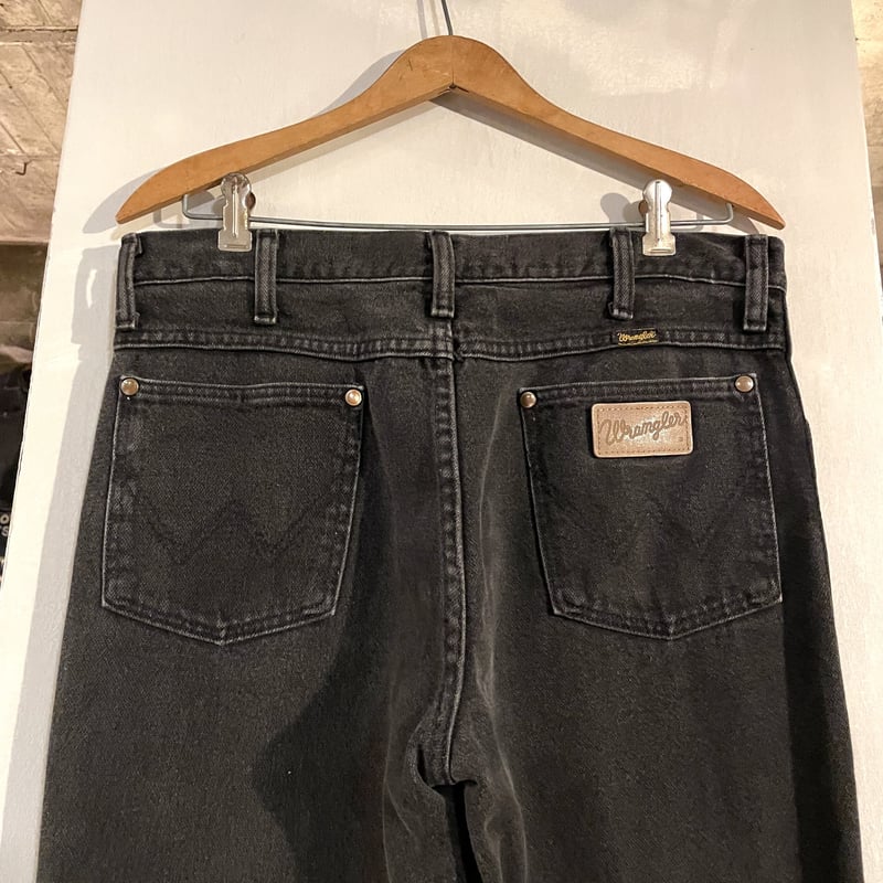 90s Wrangler ブラックデニムパンツ 33×32 USA製 ラングラー 90s Wrangler ブラックデニムパンツ 33×32 USA製 ラングラー