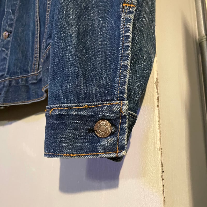 70s Levi's 70505 Big E デニムジャケット 4th Type ケアタグ S 70s Levi's 70505 Big E デニムジャケット 4th Type ケアタグ S