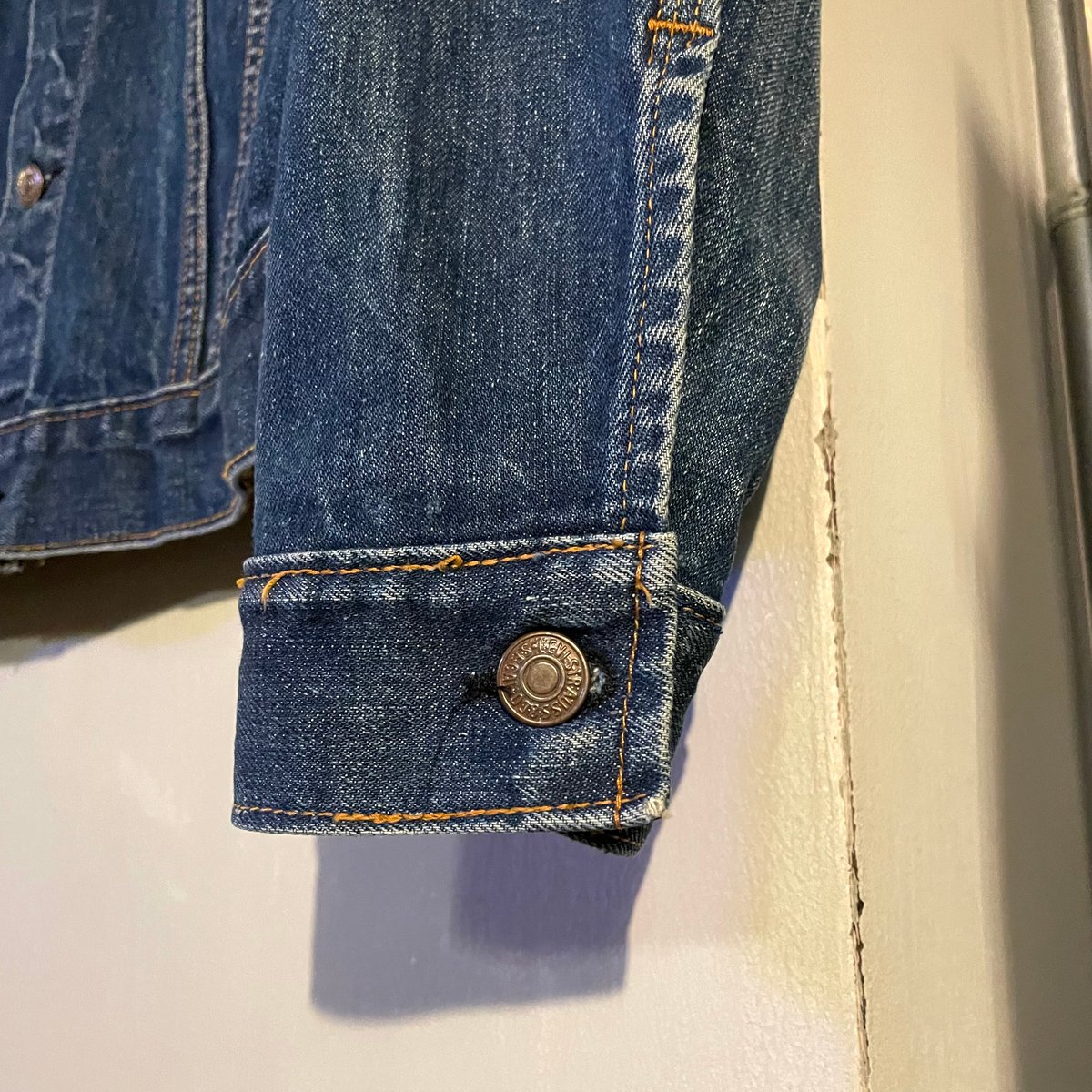 Levi's 70505 big e 4th 40サイズ　USA 濃紺 ケアタグ