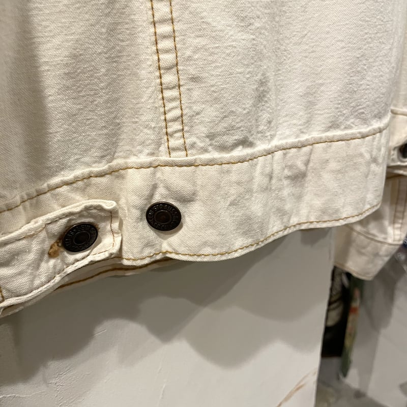 Levis 70s オレンジタブ ホワイトデニム トラッカージャケット Levis 70s オレンジタブ ホワイトデニム トラッカージャケット