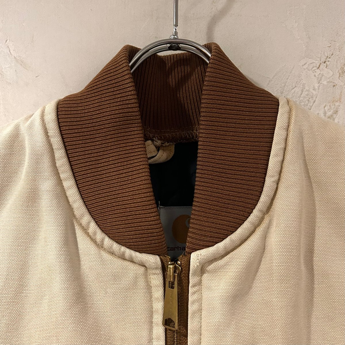 カーハート ダックベスト ブラウン S CARHARTT / DUCK VEST BLACK/BROWN-カーハートダック ベスト
