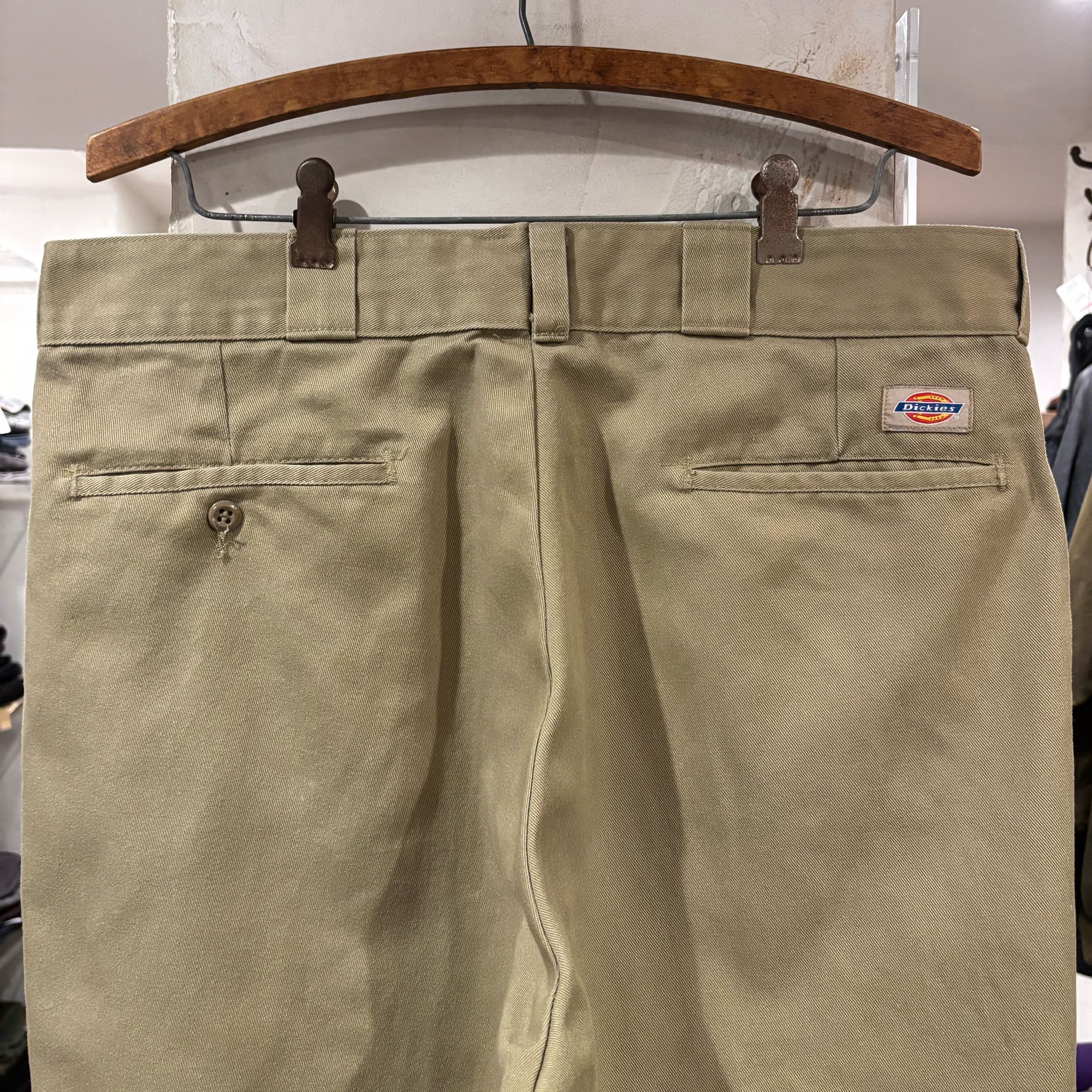 90s Dickies 874 ワークパンツ ディッキーズ ベージュ 34×31 USA製 (