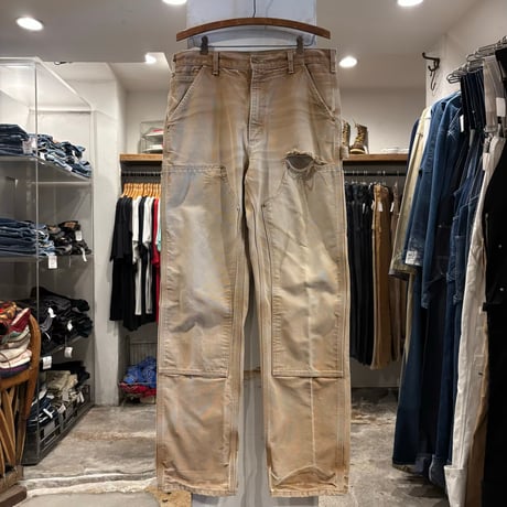 ⭐️希少⭐️ラグビー ダブルニーダックカーゴパンツ W36L32 ベージュ ダックパンツ | STORES