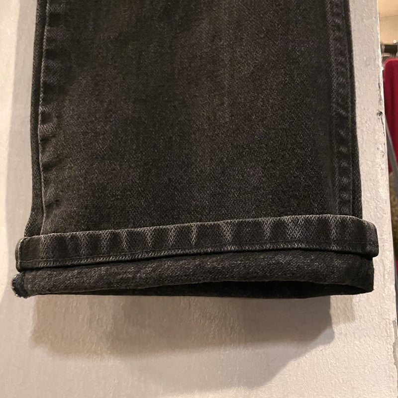 80s Wrangler 13MWZWK ブラックデニムパンツ 32×34 USA製 ラングラ