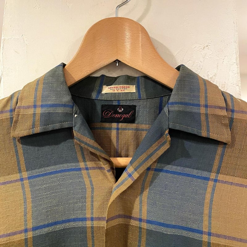 Donegal オープンカラーシャツ ボックスシルエット型 60s