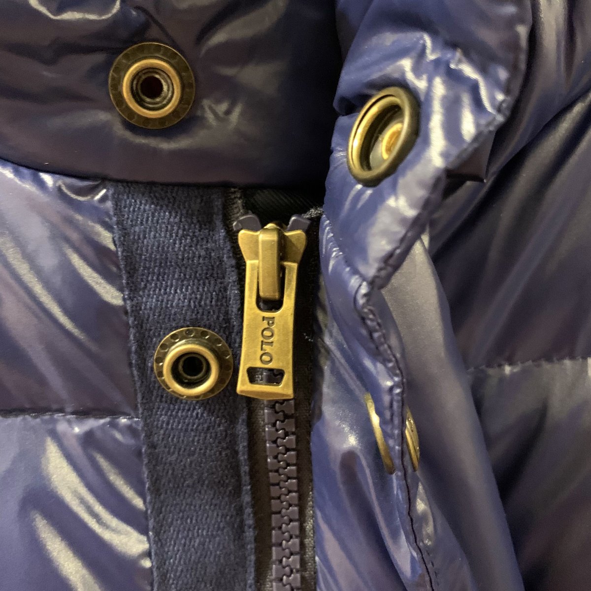 POLO RALPH LAUREN ダウンジャケット ラルフローレン ネイビー フード