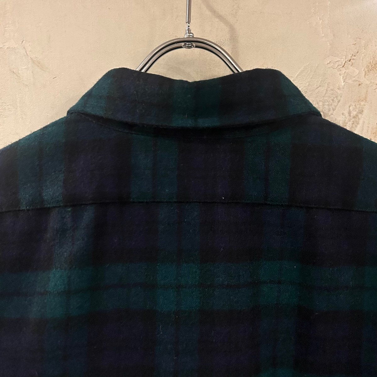 70s PENDLETON ウールチェックシャツ ペンドルトン ブラック 70s PENDLETON ウールチェックシャツ ペンドルトン ブラック