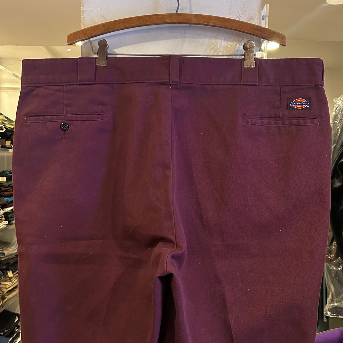 90s Dickies 874 ワークパンツ ディッキーズ ワインレッド 42×27 90s Dickies 874 ワークパンツ ディッキーズ ワインレッド 42×27