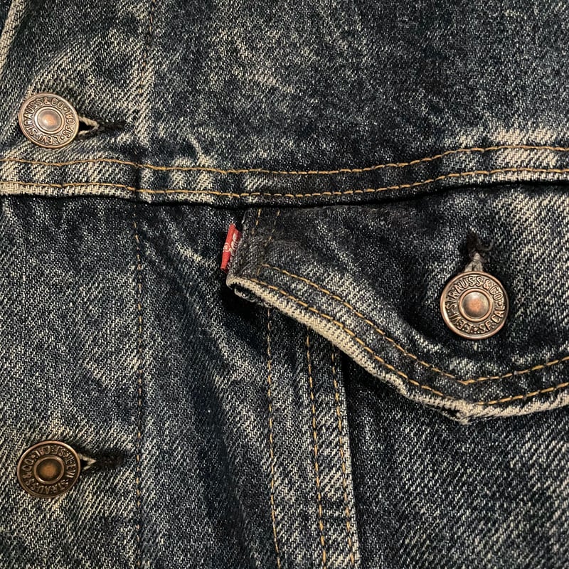 80s Levi's 70417-0814 デニムジャケット サイズL ネルライナー