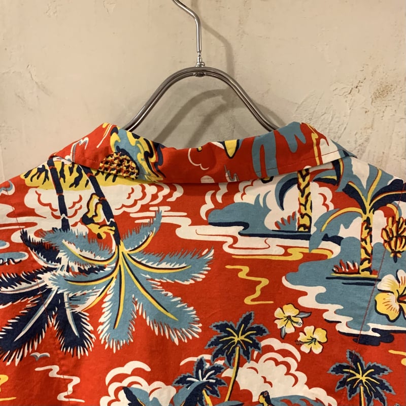 POLO RALPH LAUREN S/Sアロハシャツ ラルフローレン オープンカラー