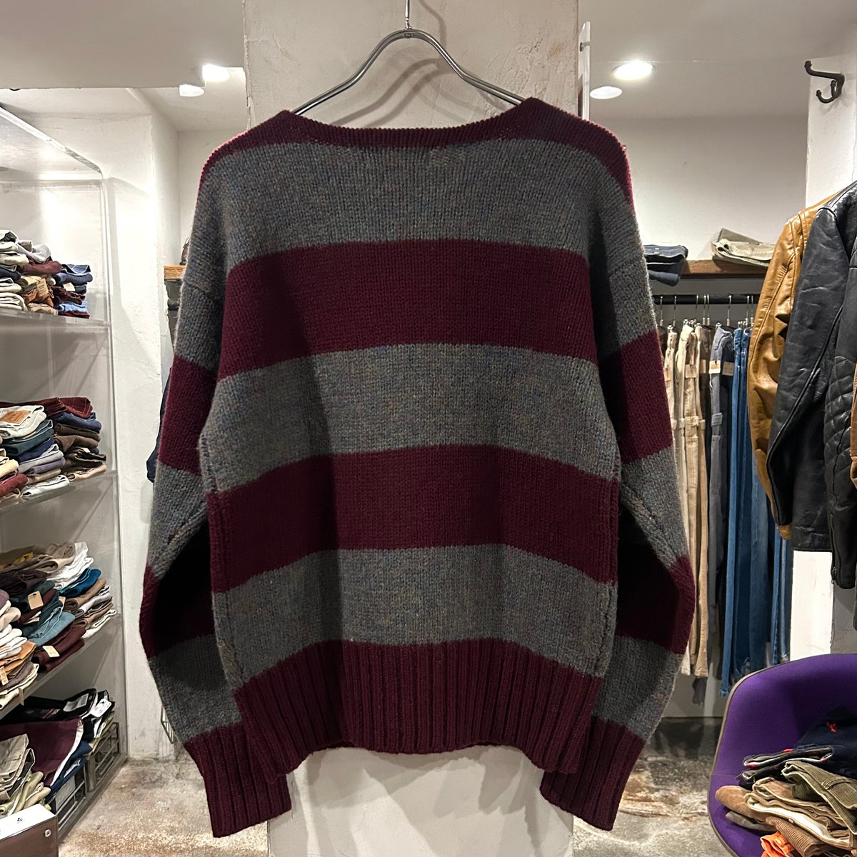 Polo by Ralph Lauren ウールセーター ラルフローレン ボーダー