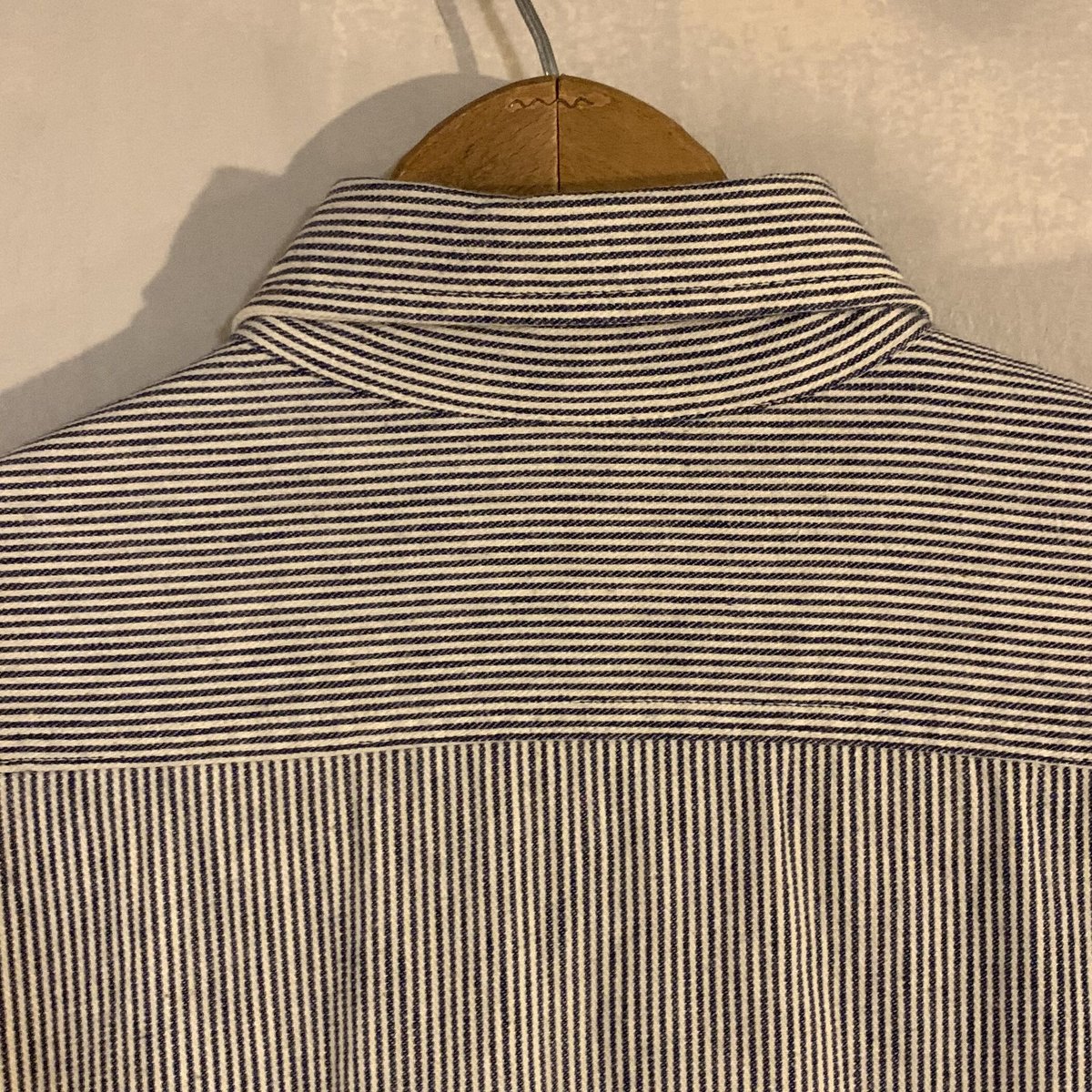 70s BIG MAC ヒッコリーストライプシャツ ワークシャツ COTTON 100% L/