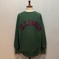 90s　Champion　リバースウィーブ　Reverse Weave　USA製　Size XL　ILLINOIS　刺繡タグ　チャンピオン　(S5371)