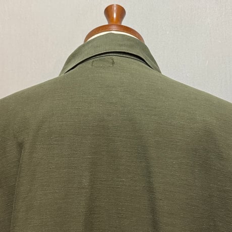 70s　US ARMY　ユーティリティシャツ　Size 16½　シャツ袖　OG 107 COTTON SATEEN　ミリタリーシャツ　1973年　(S5139)