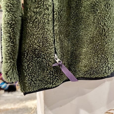 90s　Patagonia レトロカーディガン　パタゴニア　STYLE:25182S7　1997年製　ハンターグリーン　USA製　(S2845)
