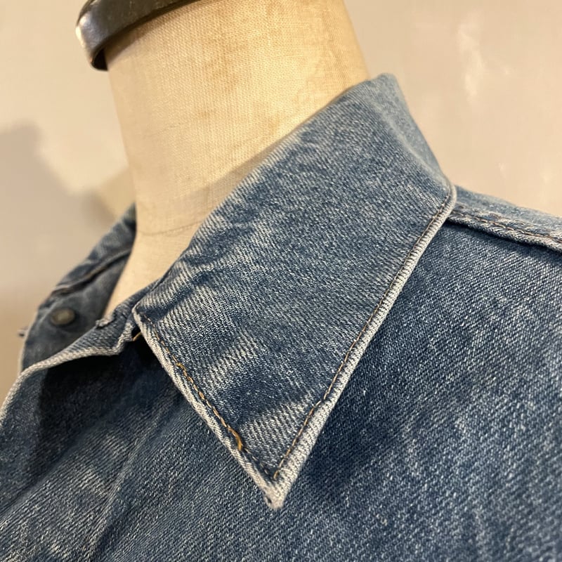 70s Levi's 70505 デニムジャケット USA製 インディゴ ケアタグ 70s Levi's 70505 デニムジャケット USA製 インディゴ ケアタグ