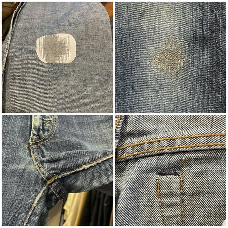Levi’s 517　66モデル　single　脇割り　ボタン裏16　SCOVILLジッパー　ブーツカット　1975年　(S0861)