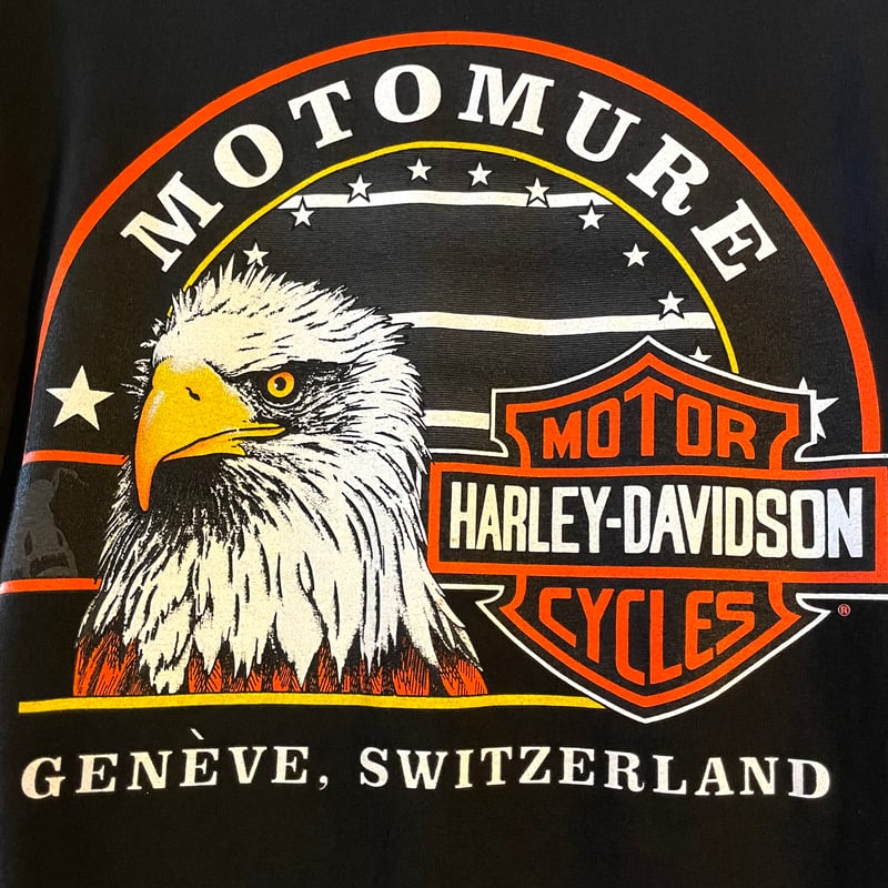 HARLEY DAVIDSON Tシャツ USA製 ハーレーダビッドソン 鷹 Harley Davidson - 【USA製】ハーレーダビッドソン☆鷹柄