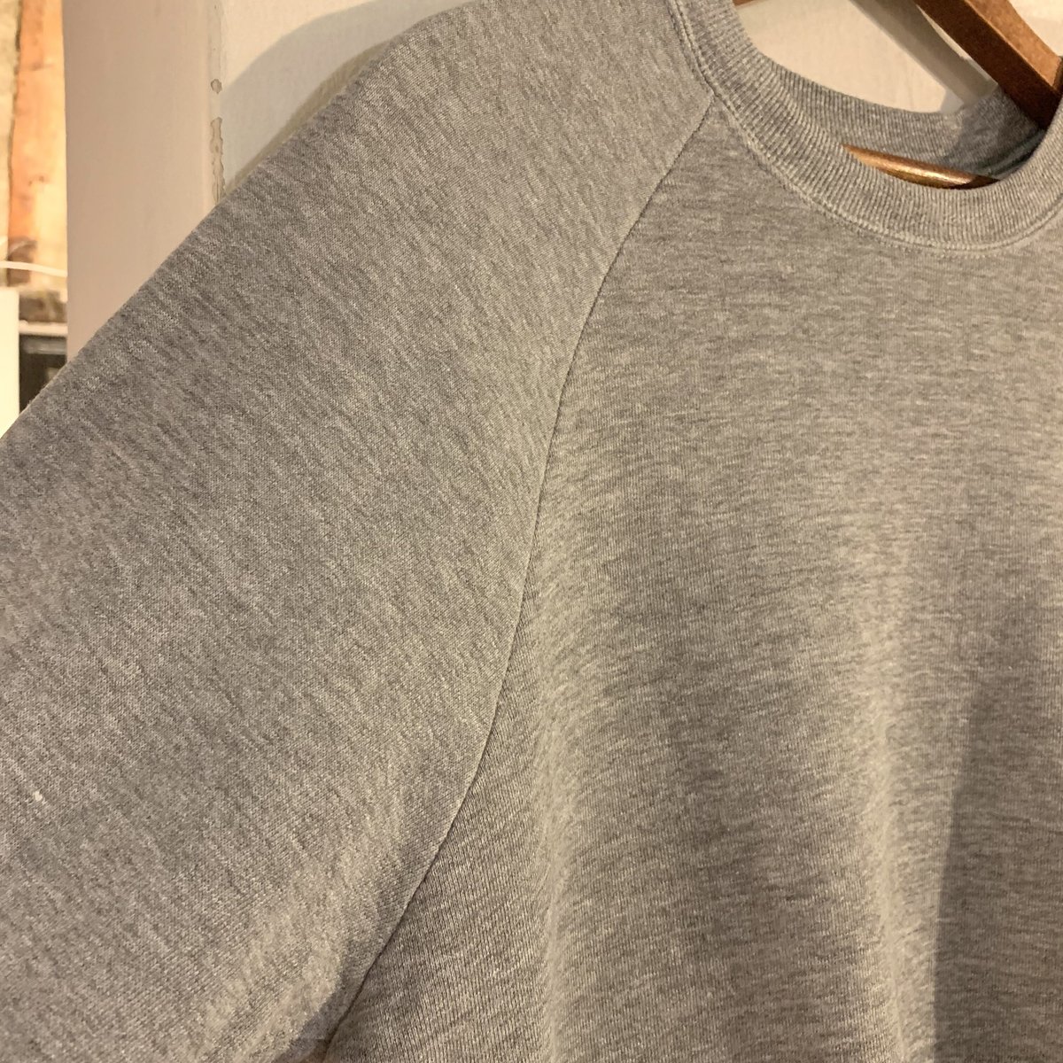 70s JERZEES L/S 無地スウェット ラグランスリーブ USA製 グレー 70s JERZEES L/S 無地スウェット ラグランスリーブ USA製 グレー