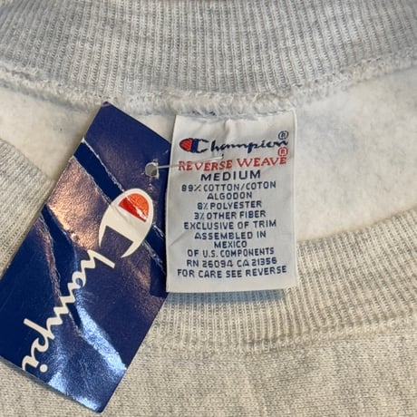 90s　Champion　リバースウィーブ　Reverse Weave　DEAD STOCK　Size M　NEW MEXICO　刺繡タグ　チャンピオン　(S4967)