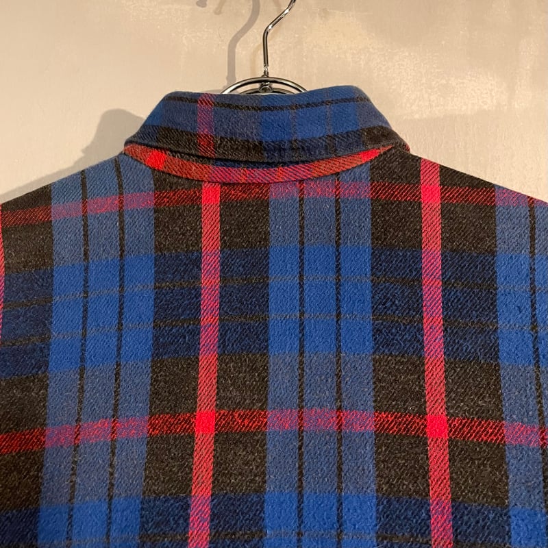 80s BIG MAC × ST JOHN'S BAY L/S ネルシャツ USA製 Size