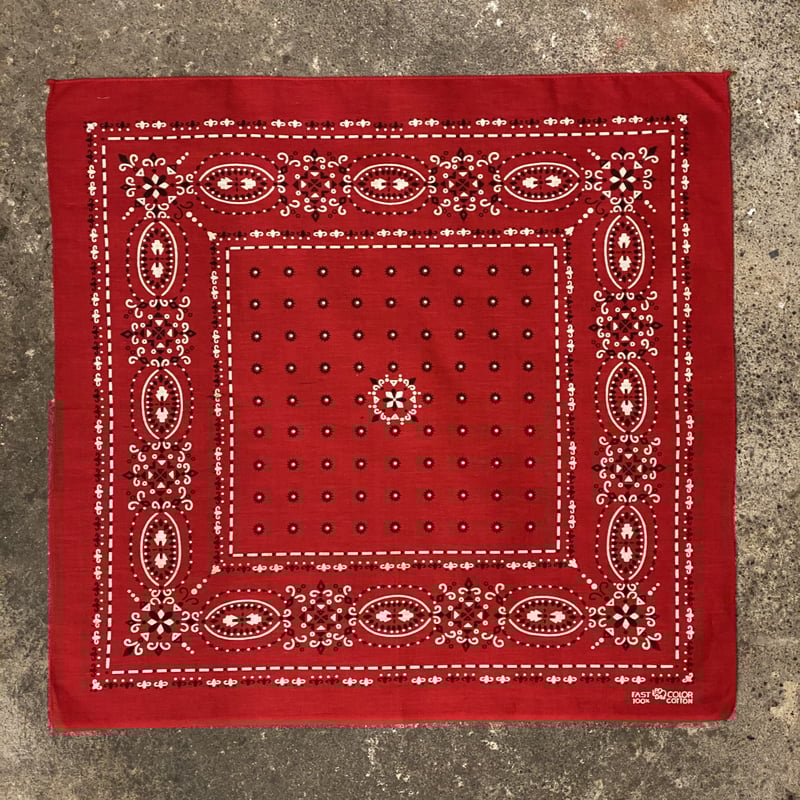 Bandana ヴィンテージバンダナ 象上鼻 60s 新品 (S0304) | DUFF