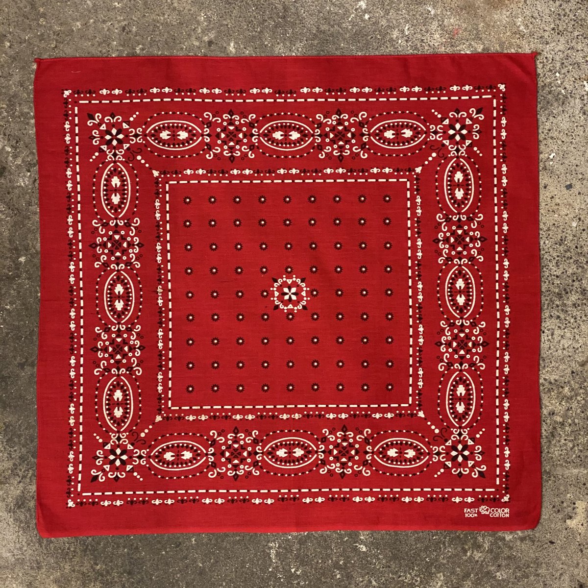 Bandana ヴィンテージバンダナ 象上鼻 60s 新品 (S0304) | DUFF