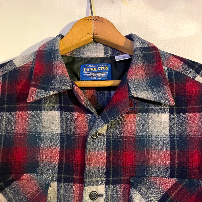 PENDLETON ペンドルトン ウエスタンウールシャツ ボックスシルエット PENDLETON Wool Shirt USA製 ウールシャツ ボックスシルエット オープン