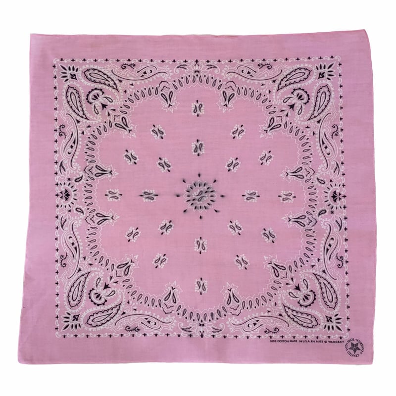 WAMCRAFT 他　ビンテージバンダナ 2枚 Bandana WAMCRAFT DEAD STOCK ヴィンテージバンダナ USA製 80s
