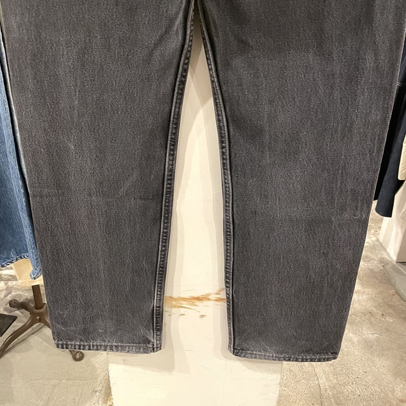 Levi's 501 00s リーバイス501 後染めブラックデニムパンツ ボタン裏
