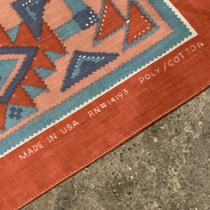 Bandana ヴィンテージバンダナ 新品 ネイティブ柄 USA製 173 | DUFF