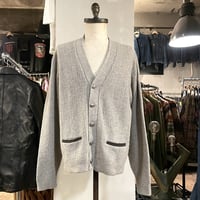 90s IZOD LACOSTE ラコステ アクリルカーディガン ブラック USA製 (S20