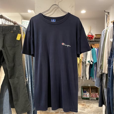 Champion　ショートスリーブTシャツ　紺色　チャンピオン　USA製　90s　チャンピオン　(S1271)