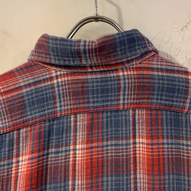 スペシャル！ポロラルフローレン 長袖 チェック ネルシャツ M#CALDWELL Polo Ralph Lauren Check Flannel L/S Shirt オレンジ M ポロ