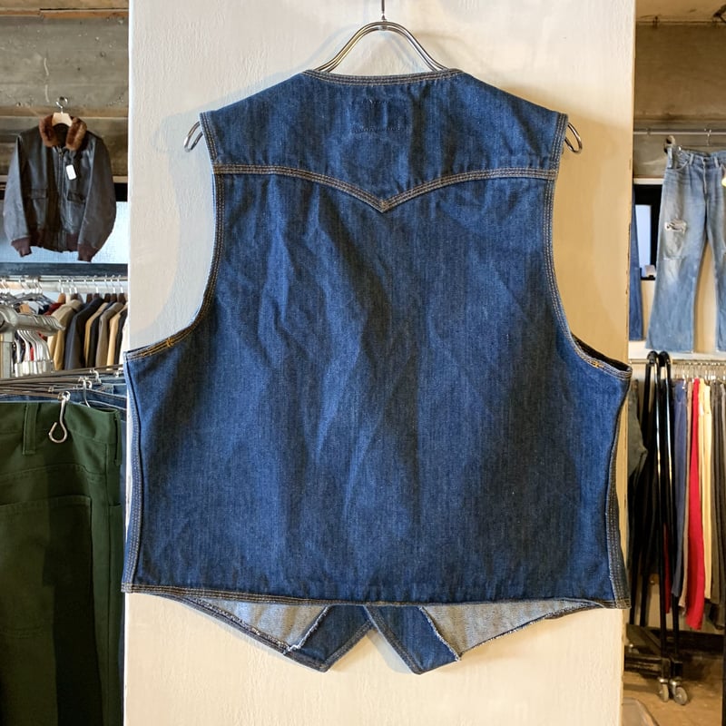 80s Levi's 60506-0916 リーバイス デニムベスト オレンジタブ 80s Levi's 60506-0916 リーバイス デニムベスト オレンジタブ