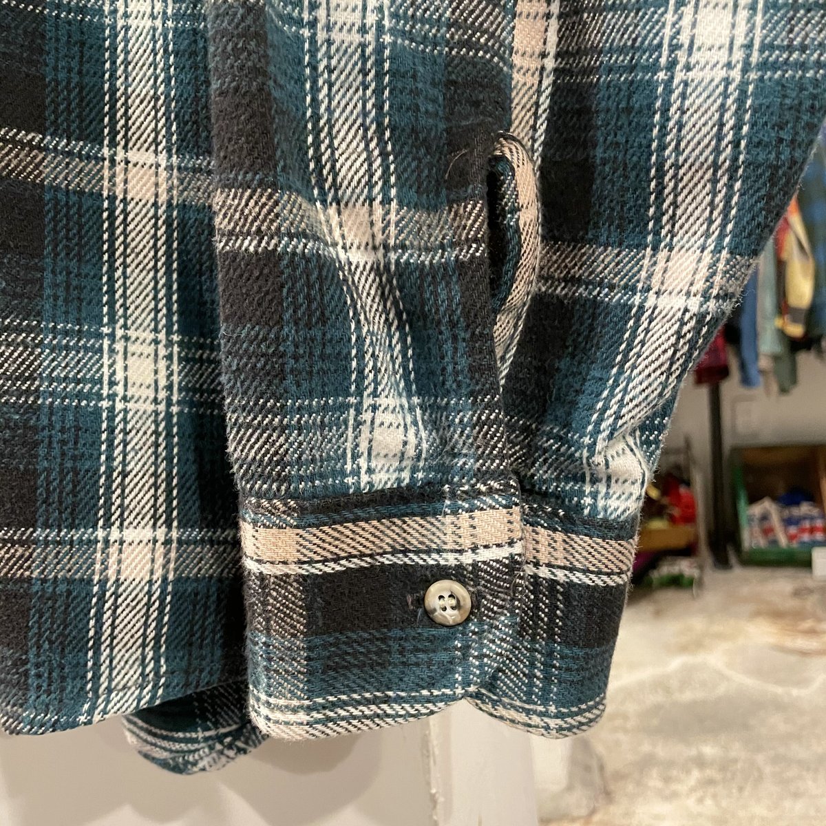 FIVE BROTHER 80s チェック柄 フランネルシャツ USA製 (S0483) |