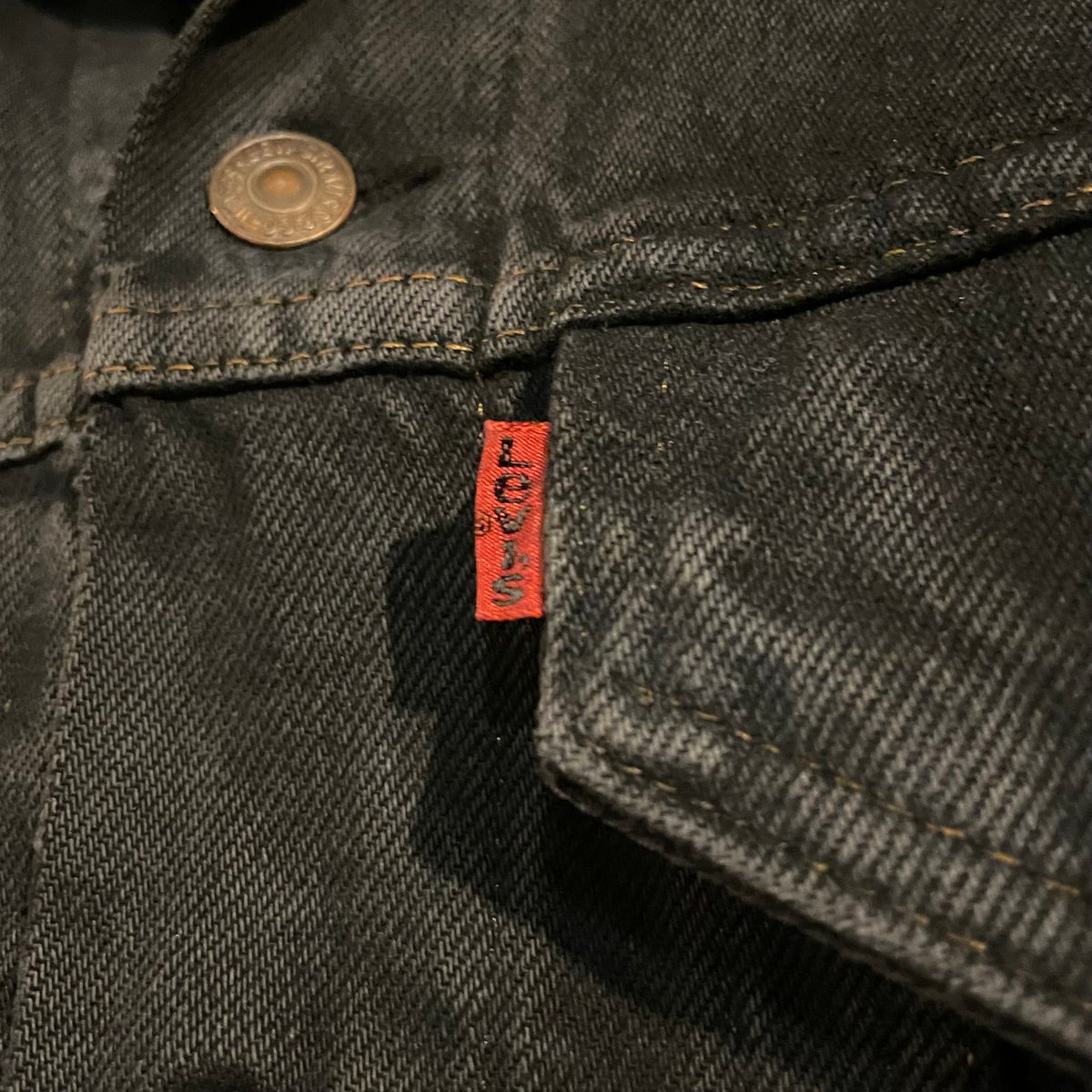 80s Levi's 70506 後染めブラック デニムジャケット USA製 Size 80s Levi's 70506 後染めブラック デニムジャケット USA製 Size