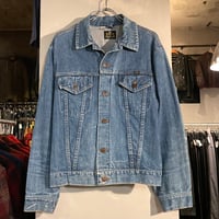 濃紺 サイズ46 80s Lee 220 デニム ジャケットジージャン USA 80s USA製 Lee 濃紺 ヴィンテージ デニムジャケット 44 L XL
