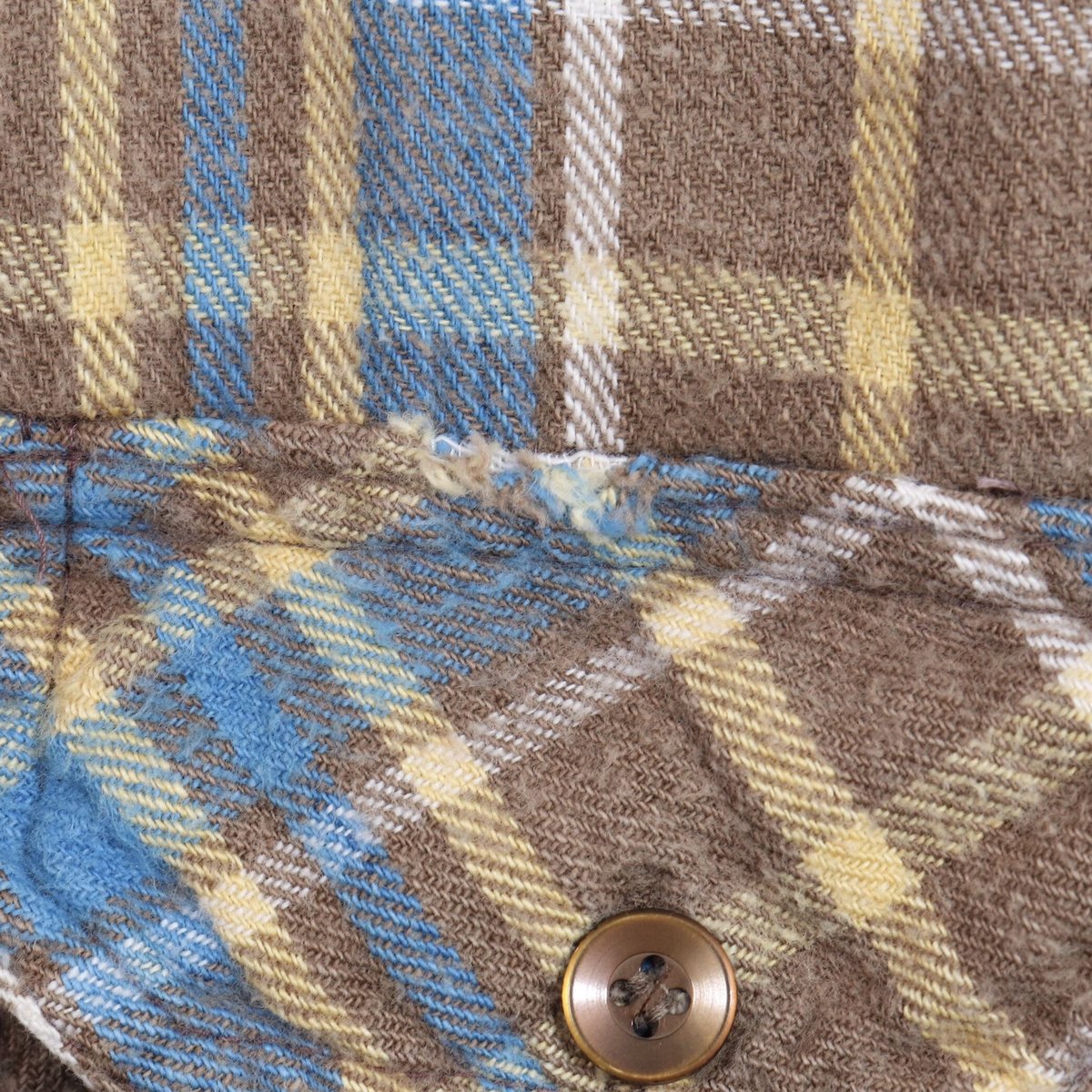 MONTGOMERY WARD 70s ヴィンテージ ネルシャツ チェック柄 Sサイズ