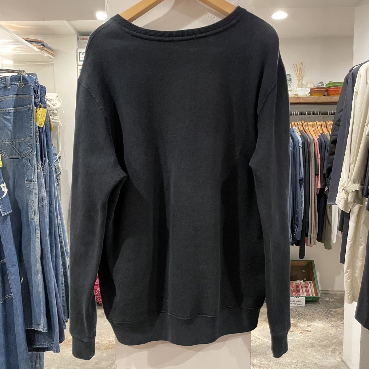 POLO RALPH LAUREN ポロベア　V字ガゼット　ダメージ　スウェット POLO RALPH LAUREN ポロベア V字ガゼット ダメージ スウェット