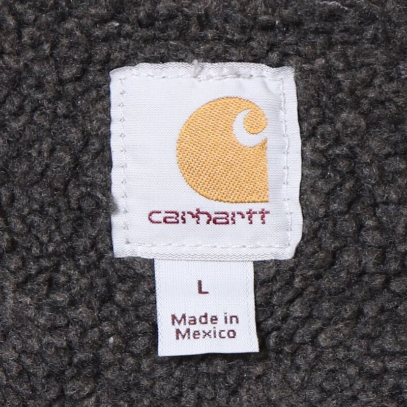 carhartt ダックベスト 黒 ボアライナー Lサイズ カーハート (Y0045