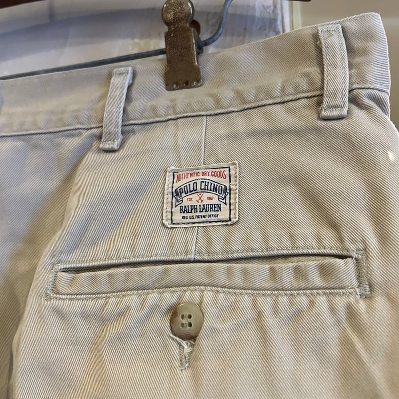 90s Polo by Ralph Lauren ポロチノ ラルフローレン チノパン ベージュ