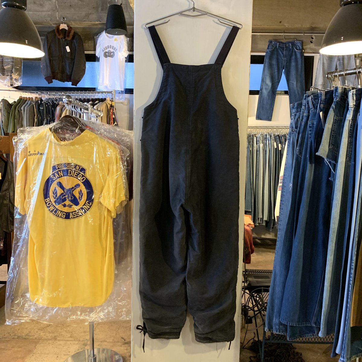 U.S. NAVY オーバーオール サイズ38 U.S. NAVY オーバーオール サイズ38 ノーマン] 米海軍 U.S.NAVY